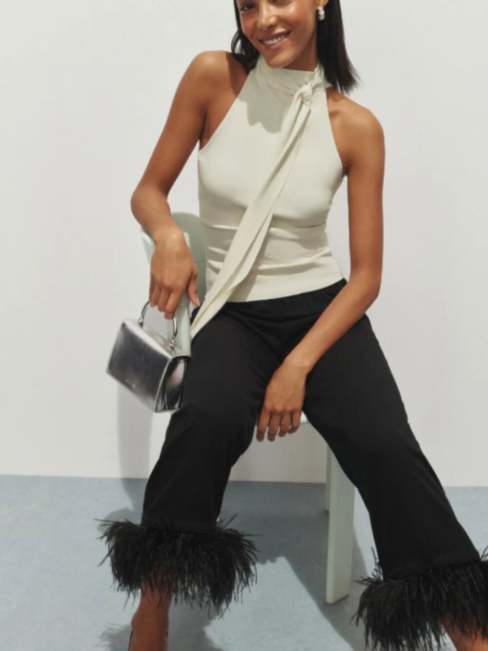 Halter Scarf Top RTR-44 - Picture 4 of 5